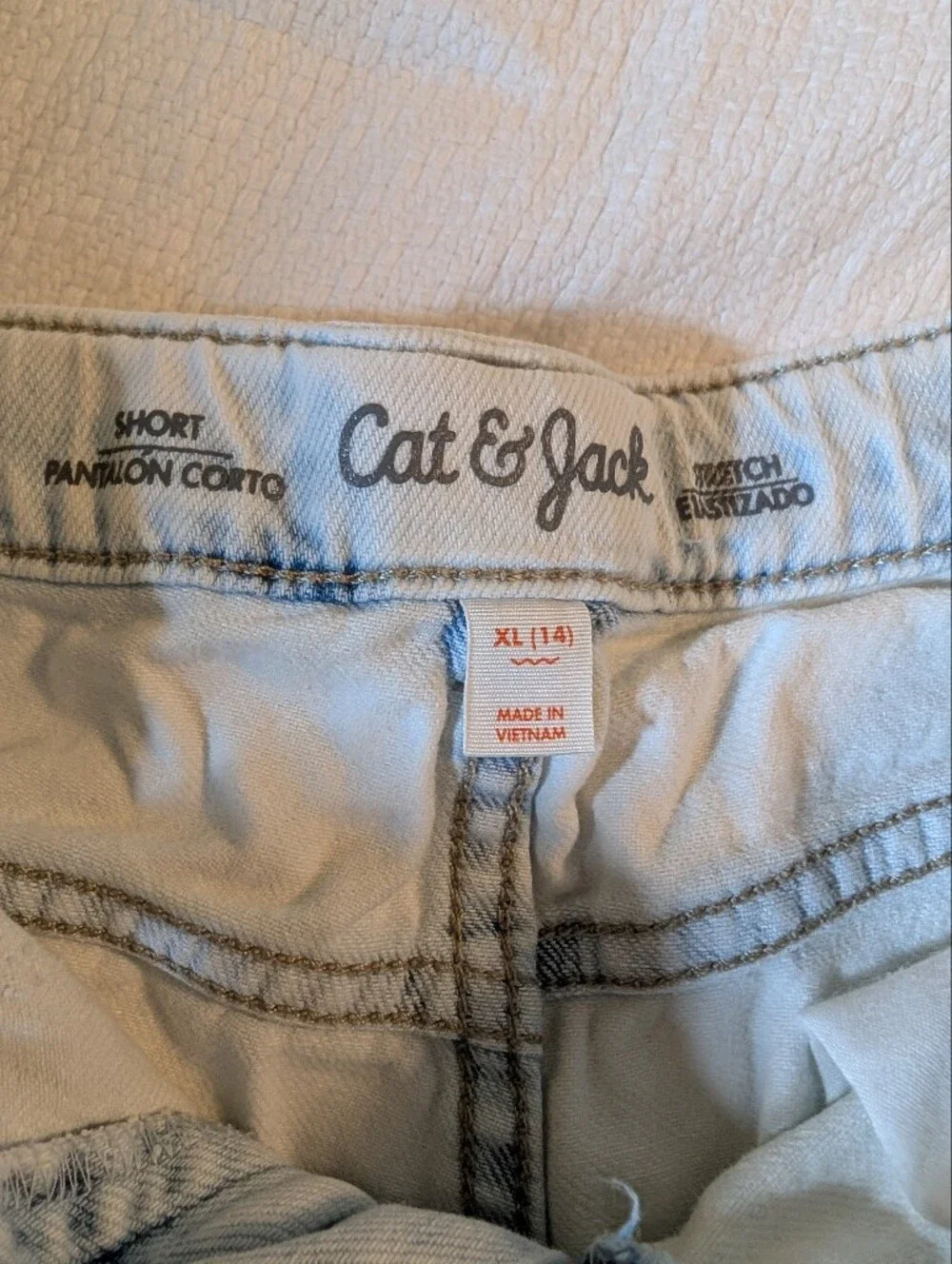 Jean Shorts  By Cat And Jack Girls Xl